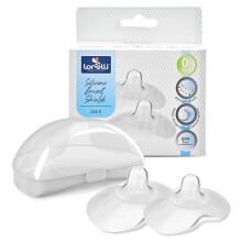 Lorelli Breast Shield Art.1022078 silikoninės spenelių apsaugos 2vnt (standartinio dydžio)