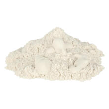 Bebe Basic Kinetic Super Sand Art.KX9568_9 Baltas kinetinis smėlis modeliavimui (1 kg)