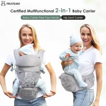 Fruiteam Baby Carrier 6 in 1 Art.239834 Light Grey  kengūros krepšys nuo 3 iki 9 kg
