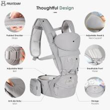 Fruiteam Baby Carrier 6 in 1 Art.239834 Light Grey  kengūros krepšys nuo 3 iki 9 kg