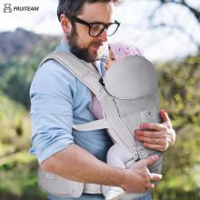 Fruiteam Baby Carrier 6 in 1 Art.239834 Light Grey  kengūros krepšys nuo 3 iki 9 kg