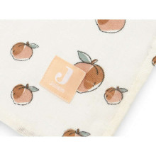 Jollein Muslin Peach Art.535-855-66030 Aukščiausios kokybės muslino vyniojimo sauskelnės iš bambuko, 3 vnt. (70x70 cm)