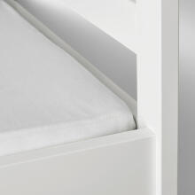 La Bebe™ I-Soft Sheet Art.501.139.38 White  pritaikyta paklodė 120x60 cm