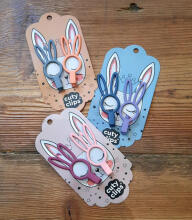 Cuty Clips Bunny  Art.CL0007  Original hair clip 2 pcs.