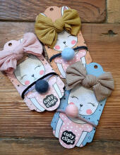 Cuty Clips Bunny  Art.CL0007  Original hair clip 2 pcs.