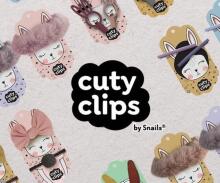 Cuty Clips Bunny  Art.CL0005  Original hair clip 2 pcs.