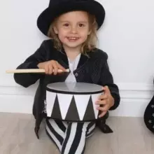 JaBaDaBaDo Drum Art.M14087 Pink Muzikiniai edukaciniai žaislų būgnai