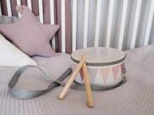 JaBaDaBaDo Drum Art.M14087 Pink Muzikiniai edukaciniai žaislų būgnai