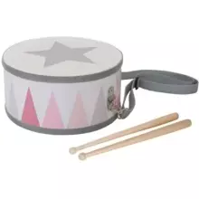 JaBaDaBaDo Drum Art.M14087 Pink Muzikiniai edukaciniai žaislų būgnai