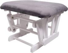 Mendler Relaxing Rocking Chair Art.HWC-C76 Velvet Grey supamoji kėdė