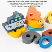 Wooden Puzzles Montessori 6 in 1  Art.241379  Montessori medinė dėlionė