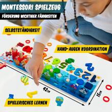 Faerly® Montessori Toy Magnetic Fishing Game  Art.241379 Montessori medinė dėlionė