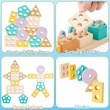 Atoylink Montessori Toy 3 in 1 Art.241383 Montessori medinė dėlionė