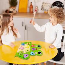 Generisch Magnetic Fishing Games Frog Art.241387 Montessori medinė dėlionė