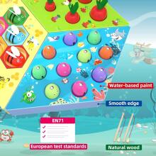 Uping Magnetic Fishing Game Art.241408 Montessori medinė dėlionė