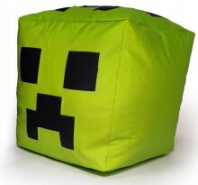 Qubo™ The Cube 50 Minecraft Art.241479 Apple Pupų maišelio pufas