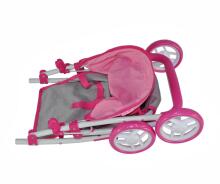 MILLY MALLY 2724 Natalie Prestige Pink Doll Vežimėlis