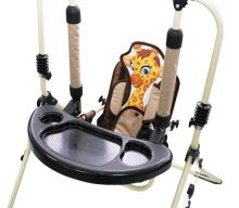 Kidsworld 2-in-1 Children Swing/Garden Swing Art.24233 2-ühes lastekiik, beebikiik, aiakiik, sise-/välistingimustes kasutatav beebikiik ja söögitool