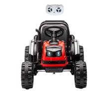MILLY MALLY 5741 Akumuliatorinė transporto priemonė Traktorius su priekaba Farmer Red