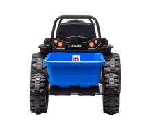 MILLY MALLY 5742 Akumuliatorinė transporto priemonė Traktorius su priekaba Farmer Blue