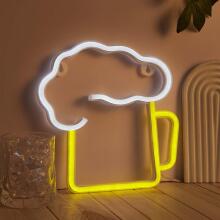 Manta SNL34YET Style Neon Lights Beer yellow/white