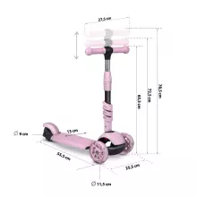 Ricokids Cubi Art.243745 Pink Triratis motoroleris