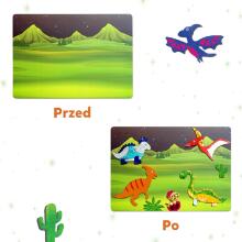 TREFL 62606 Skillmatics folijos žaislas „Dinozaurų šalis“