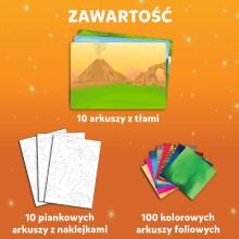 TREFL 62606 Skillmatics folijos žaislas „Dinozaurų šalis“