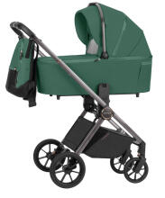 Vaikiškas vežimėlis CARRELLO Ultra CRL-6525 2in1 Morning Green