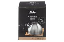 Maku Basic švilpimo virdulys plienas 2 l