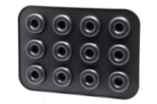 Maku spurgų kepimo forma, 12 ertmių