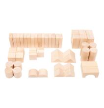 Legler Wooden Blocks  Art.247894 Mediniai kubeliai maišelyje, 100 vnt.