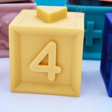 WOOPIE BABY Sensory Blocks Squeeze Puzzle Sound 12 pcs.