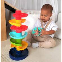 WOOPIE BABY kamuoliukų takelio spiralės rinkinys + 2 kamuoliukai