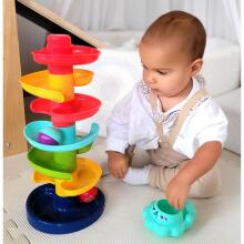 WOOPIE BABY kamuoliukų takelio spiralės rinkinys + 2 kamuoliukai