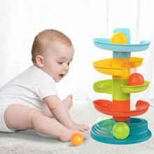 WOOPIE BABY kamuoliukų takelio spiralės rinkinys + 3 kamuoliukai