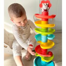 WOOPIE BABY kamuoliukų takelio spiralės rinkinys + 6 kamuoliukai