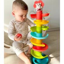 WOOPIE BABY kamuoliukų takelio spiralės rinkinys + 6 kamuoliukai