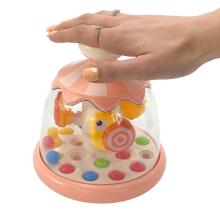 WOOPIE BABY Colorful Animals Pink Spinning Top with Balls Carousel