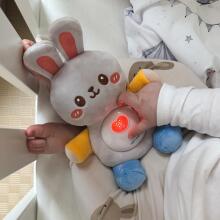 WOOPIE BABY Interactive Plush Toy for Babies Light Sound Bunny Sleeper Blue