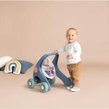 SMOBY Little Walker Pusher 3in1 kūdikio vežimėlis + lėlė