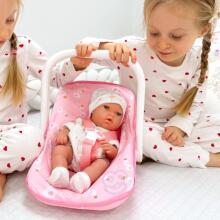 WOOPIE ROYAL kūdikio lėlės rinkinys 30,5 cm + rožinė nešioklė