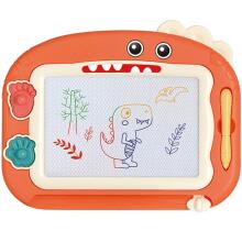 WOOPIE magnetinė spalvų lenta + 2 dinozaurų antspaudai