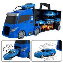 WOOPIE sunkvežimio transporterio rinkinys 3in1 mėlyna policija