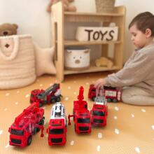 WOOPIE ugniagesių automobilių rinkinys 6in1