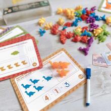 WOOPIE edukacinis rinkinys skaičiuoti Montessori spalvų rūšiuoklė Jūros šalis 111 vnt.
