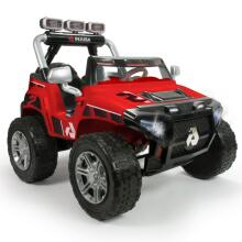 INJUSA 24V Battery Car Monster Two-Seater LED