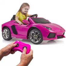 FEBER Lamborghini Aventador Pink elektrinis automobilis 6V 3+