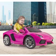 FEBER Lamborghini Aventador Pink elektrinis automobilis 6V 3+