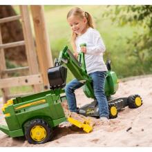 Rolly Toys RollyDigger John Deere Самоходный экскаватор - Зеленый